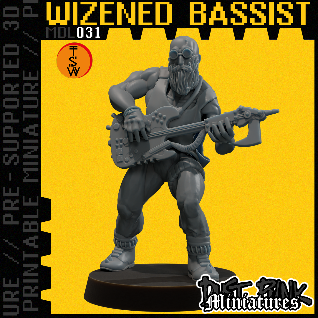 MDL031 WIZENED BASSIST [PRE-SUPPORTED]